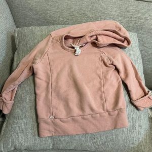 Childhoods Clothing Blush pink hooded sweatshirt 18-24 M